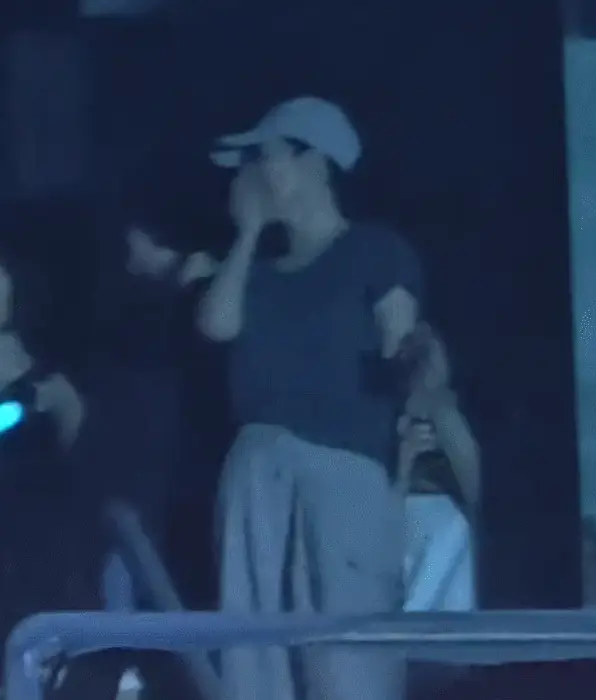 王菲低调现身谢霆锋北京演唱会！随着音乐晃动身体超享受