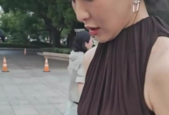 唐嫣参加女儿幼儿园活动，一身黑裙优雅漂亮