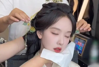 陈都灵化妆时睡觉引热议！化妆师回应：我让她睡的