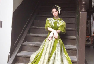 看了鞠婧祎3套新中式穿搭，我发现复古盘发+配色柔和，显高又减龄