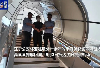 1名潜逃境外10余年的经济犯罪嫌疑人被押解回国