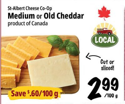 St-Albert 中等或陈年切达奶酪