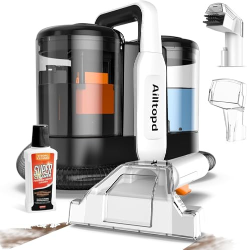 Ailltopd 15KPa Carpet Cleaner & Portable Upholstery Cleaner