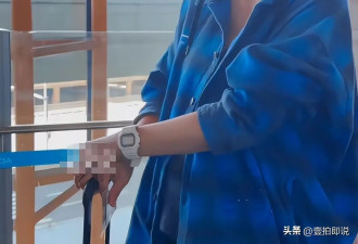 46岁汤唯挺孕肚现身机场，素颜短发好低调，带超多行李飞香港待产