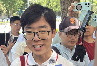 北京人大附中首位出考场男生:目标清华大学