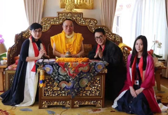 李连杰携妻女同框照曝光,妻子利智剪短发素颜状态显年轻