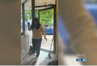大温咖啡馆女老板睡梦中遭遇"破门惊魂"