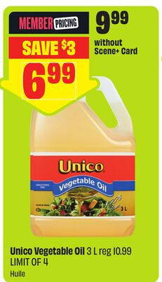 Unico 植物油 3 L