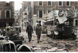 二战最萌身高差：1.6米英国兵抓到2.3米德国兵