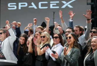 SpaceX逾4400员工跃升千万富翁 清洁人员也翻身