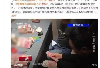 四川一学霸造数百万假钞，大部分能通过验钞机