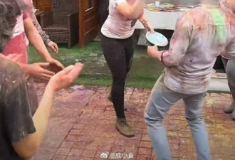 猖狂：南京印度餐厅未报备 当街庆祝“洒红节”
