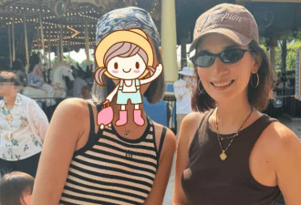 卢靖姗带娃迪士尼游玩，女儿像韩庚儿子像妈妈