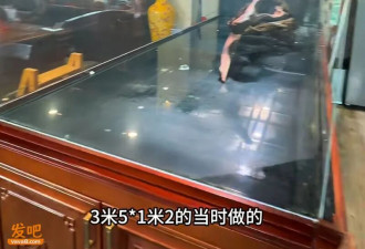 3米鱼缸炸了!主人含泪摆了桌"价值几十万的大餐"