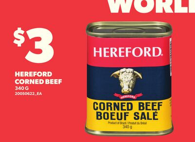 Hereford 腌牛肉罐头 340g