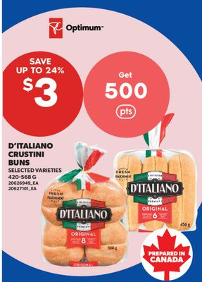 D'Italiano Crustini 面包卷 420-568g