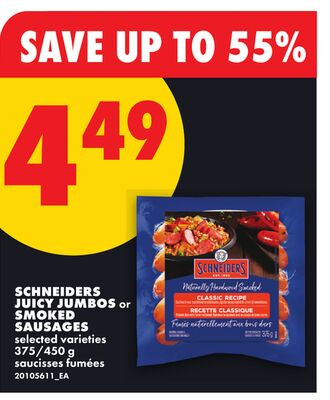 Schneiders 辣味大肉肠 / 烟熏肠 375-450g