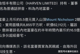 何猷君风水师被曝身家8亿，持60套房产，亲戚斥资16亿买香港豪宅