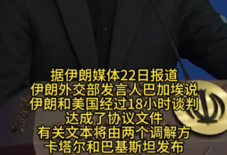 重磅快讯：美伊达成协议文件