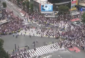 涩谷路口再现人山人海 演员发文“别这样了”掀热议