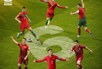 葡萄牙3-0领先 FIFA海报祝贺C罗新纪录