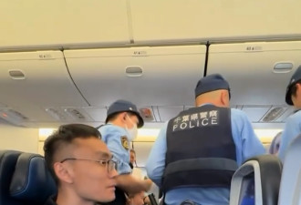 赴美航班备降东京 中国女乘客与空乘争执遭警带走