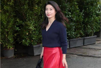 郭晶晶米兰时装周美得不敢认