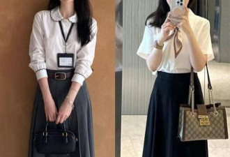 “衬衫+百褶裙”才是最适合中年女人的打扮