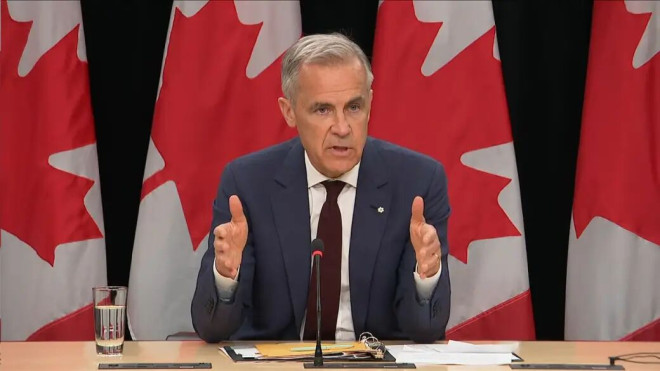 Click to play video: 'Developers didn't ask 'directly' for B.C. vacant condo plan, Carney says'