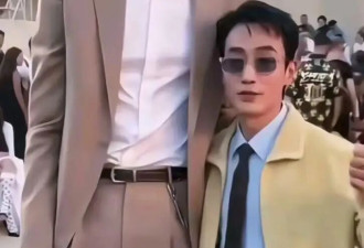 男星国外看秀反应咖位？朱一龙又没赢过爱豆，于适邓为难分高下