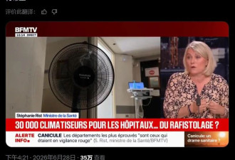 法国政府紧急下单3万空调 救救法国人吧