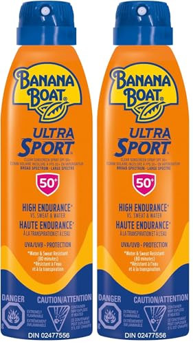 Banana Boat Ultra Sport Sunscreen Spray SPF 50+ 170g Pack of 2
