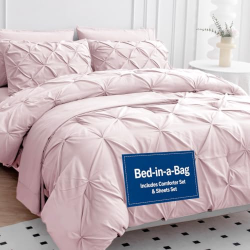Lane Linen Queen Bed in a Bag 7 Piece