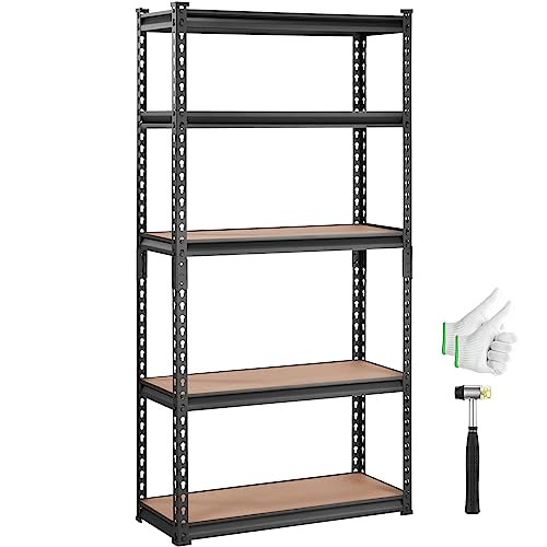 VEVOR 5-Tier Adjustable Heavy Duty Garage Shelves