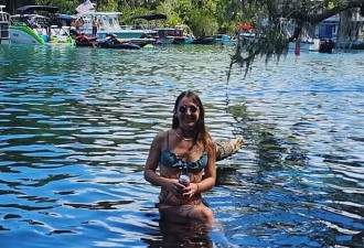 佛州女子游泳时遭鳄鱼袭击，被咬掉双臂后殒命