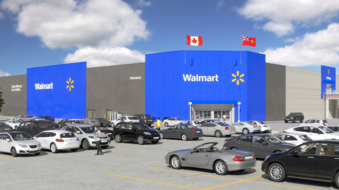 Walmart 商场效果图