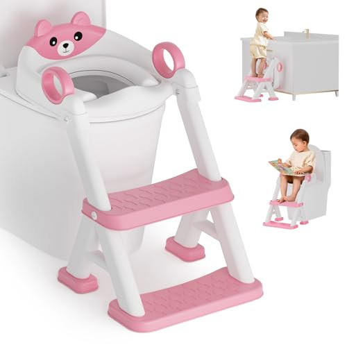 Bonbay Potty Training Toilet Seat with Steps