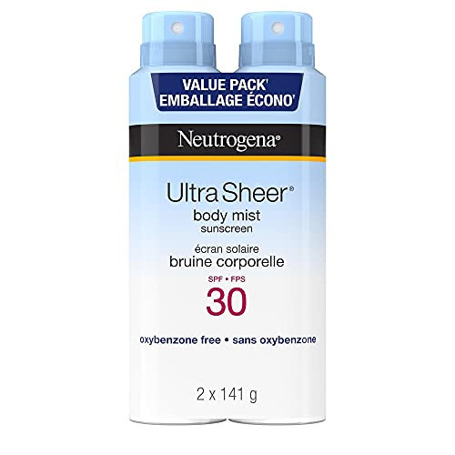 Neutrogena Ultra Sheer Body Mist Sunscreen Spray SPF 30 Duo Pack