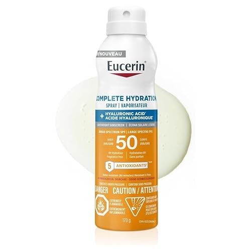 Eucerin Complete Hydration Sunscreen Spray SPF 50