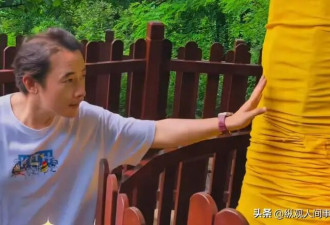 45岁罗晋爬山生图曝光 嘴唇发黑秃头明显 表情呆滞看东西带泪光