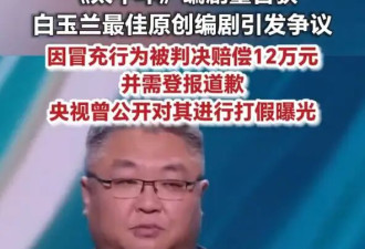 白玉兰最佳编剧董哲曾因冒充身份被判赔 还遭到央视打假