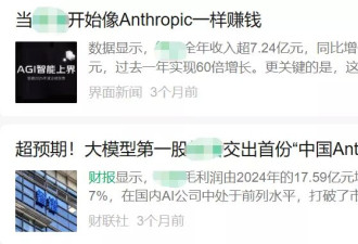 "中国版Anthropic"这个说法很流行，但并不存在
