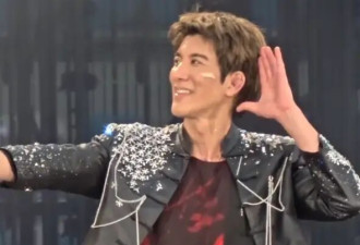 王力宏带伤坚持开演唱会：今早起来巨痛，见到大家又感觉不痛了
