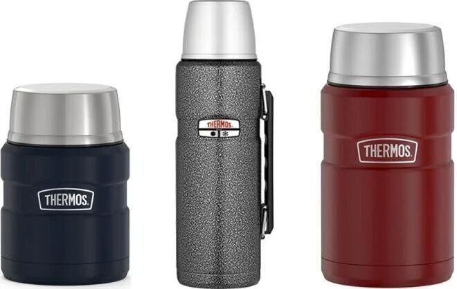Thermos 不锈钢 King 食物罐及 Sportsman 饮品瓶