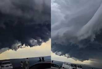 这不是AI！恐怖“末日怪云”袭河北 状似海浪压境…