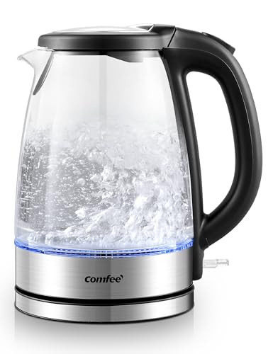 Comfee 高硼硅玻璃电热水壶 1.7L