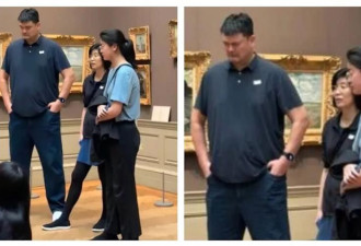 姚明一家现身纽约 全网惊呼姚沁蕾身高
