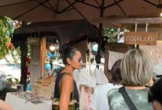 清迈偶遇55岁瞿颖一家四口，女儿身高近170