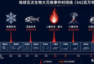 科学家发现地球5次大灭绝背后藏着同一个数学公式
