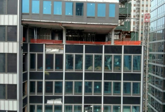 曼哈顿37层高楼梁柱爆裂恐坍塌 扩建引发的结构问题